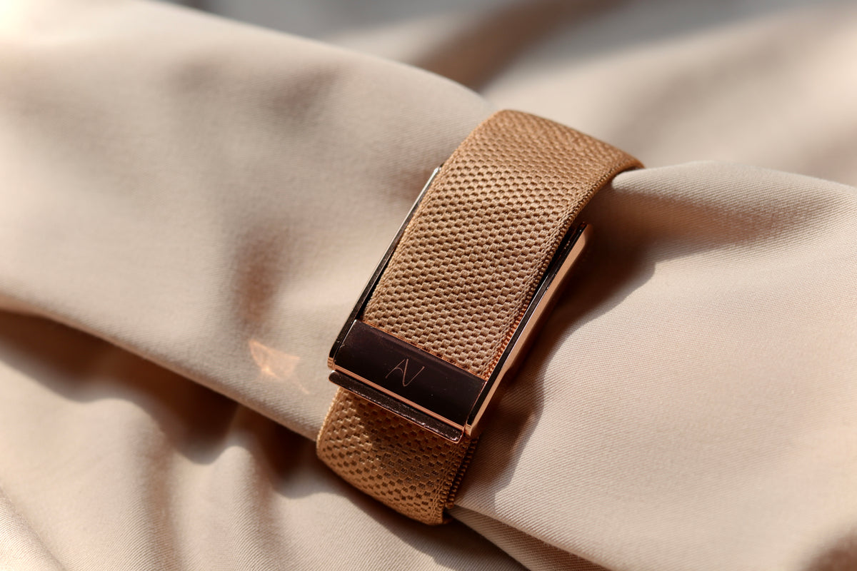 WHOOP Performance Band - Brown / Rose Gold Buckle