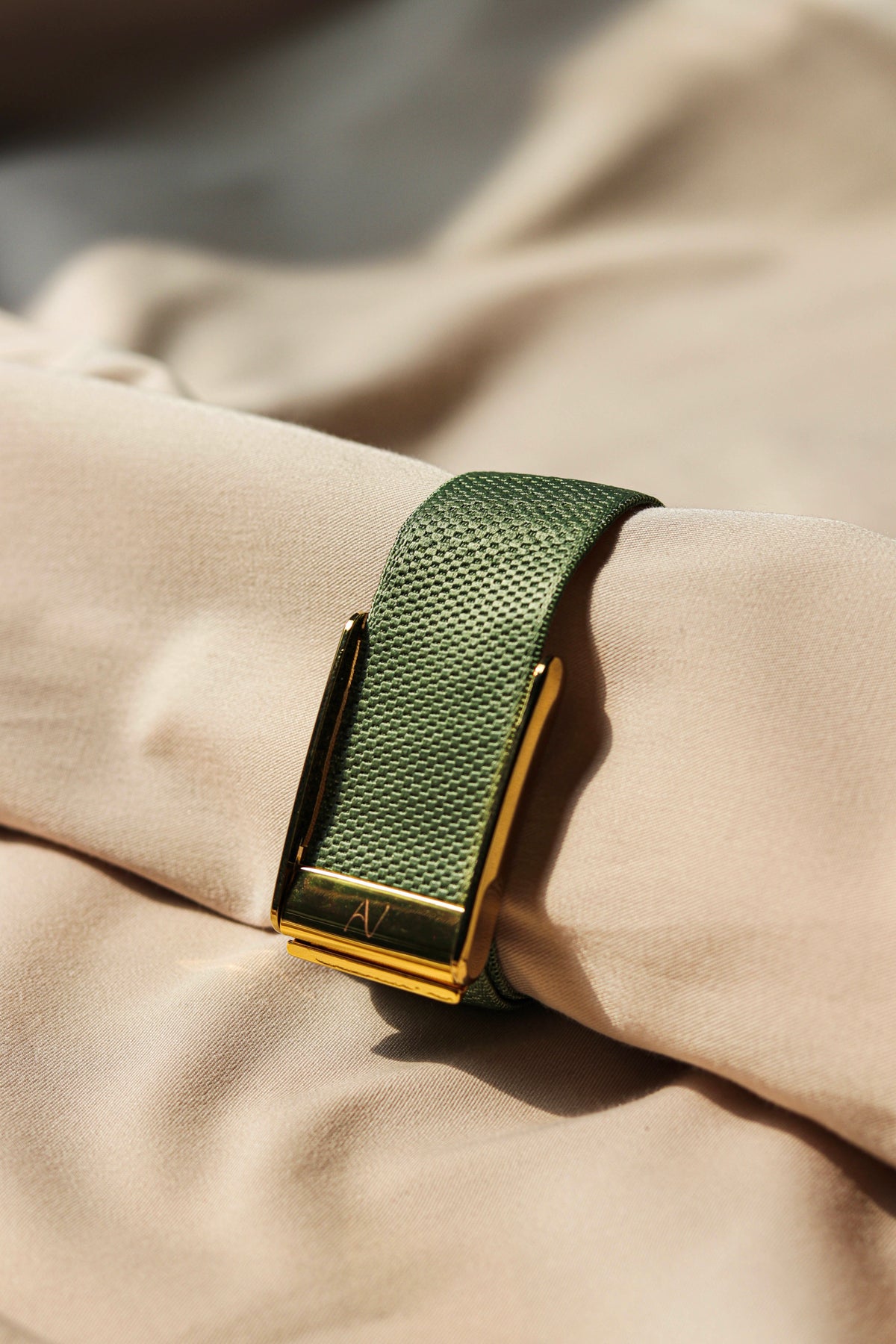 WHOOP Performance Band - Green / Gold Buckle